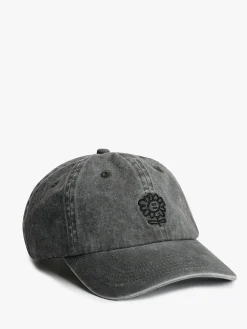Distressed Dad Cap i Faded Black