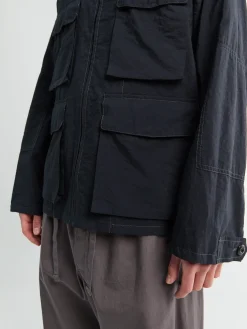 3D Pocket Jacket i Squid Ink