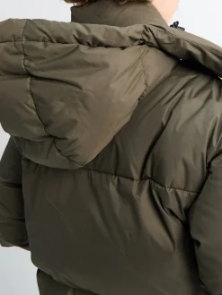 Dyngja Down W Cropped Jakke i Tarmac - Eksklusiv Farve