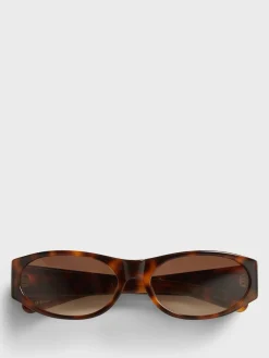 Eddie Kyu Solbriller i Tortoise og Brown Gradient Lens