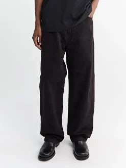 Everson Pant i Black og Palisander Garment Dyed
