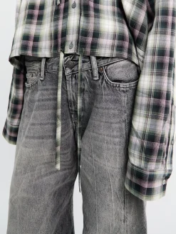 2006F Loose Fit Jeans i Vasket Sort