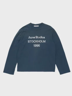 FN-UX-TSHI000016 T-Shirt i Mørkeblå