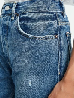 2021F Regular Fit Jeans i Mid Blue