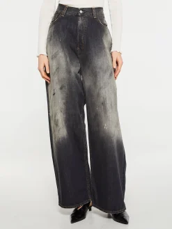 2023F Super Baggy Fit Jeans i Black Trafalgar