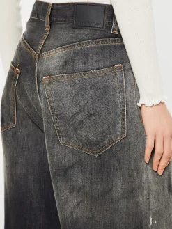 2023F Super Baggy Fit Jeans i Black Trafalgar