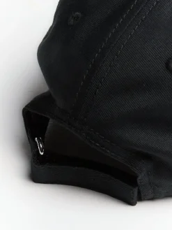 Gabardine Baseball Cap i Sort