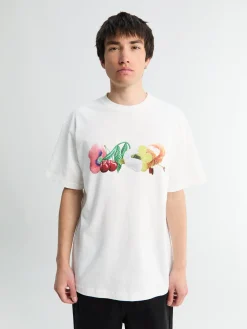 Glam Flowers T-Shirt i Hvid