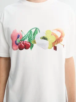 Glam Flowers T-Shirt i Hvid