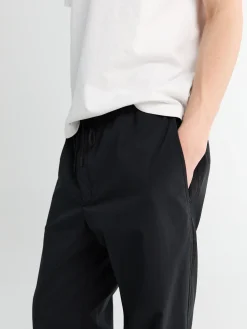 Grosgrain Tape Joggers i Sort