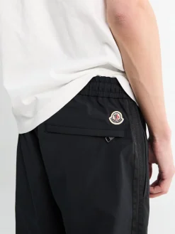 Grosgrain Tape Joggers i Sort