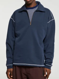Half Zip Shirt i Navy