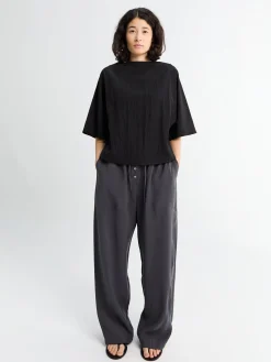 Hera Draw Cord Pant i Grå