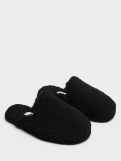 Hjemme Slippers i Sort