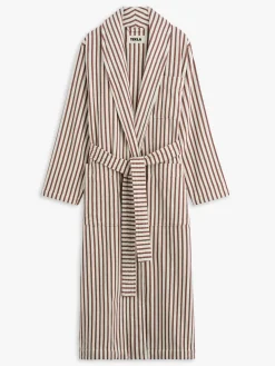 Hooded Badekåbe i Ripple Stripes