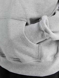 Italic Hoodie i Heather Grå