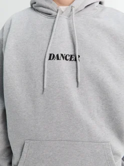Italic Hoodie i Heather Grå