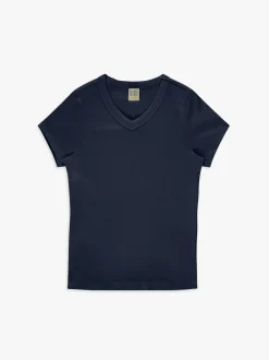 Jill Baby Tee i Navy