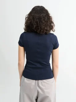 Jill Baby Tee i Navy
