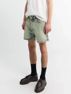Korte Løse Shorts i Lys Vintage Støv