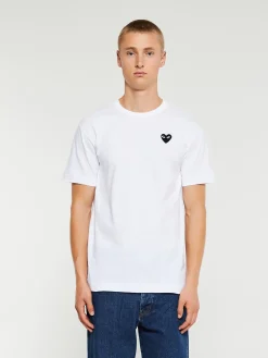 Kortærmet T-shirt i Hvid