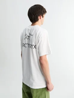 Kragg SL Cotton Bird Word Shortsleeved i Hvid Lys