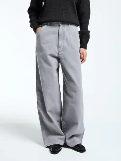 Large Pants in Heather i grå