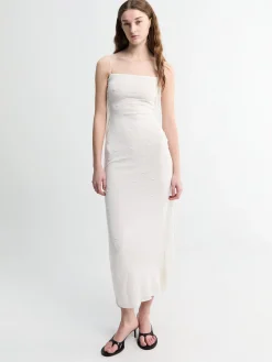La Robe Maille Plumetis i Off White