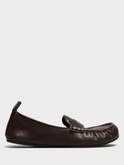 Læder Loafers i Mørkebrun