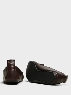 Læder Loafers i Mørkebrun