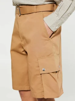 Le Cargo Bermuda Shorts i Camel