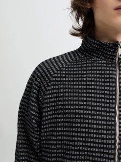 Leisure Zip Up i Sort Experienced Check