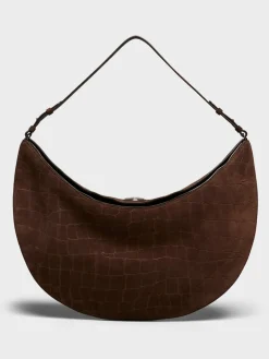 Le Ovalo Hobo Taske i Mørk Brun