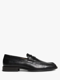 Light Loafer i True Dyed Sort Læder