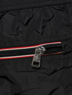 Logo Patch Swim Shorts i Sort