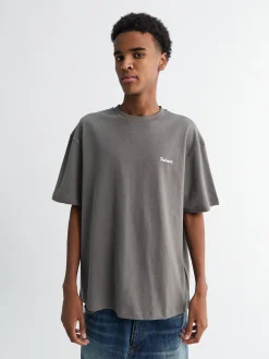 Logo T-shirt i koksgrå