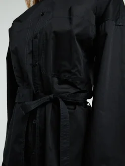 Long Shirt Dress i Black