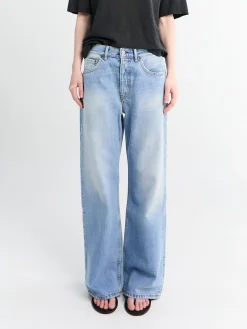 2021 Loose Fit Jeans i Lyseblå Vintage