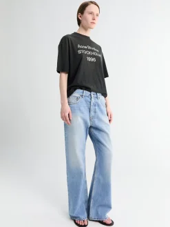 2021 Loose Fit Jeans i Lyseblå Vintage