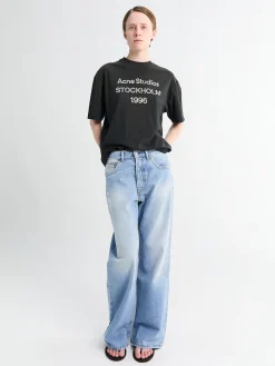 2021 Loose Fit Jeans i Lyseblå Vintage
