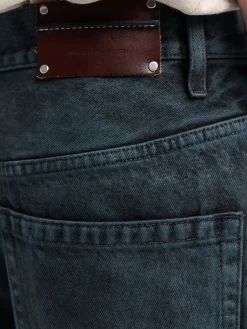 Loose Fit Jeans i Petrol