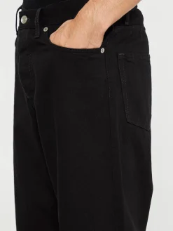 Loose Jeans i Black Rinse