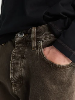 Loose Jeans i Vintage Brun