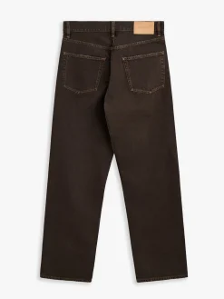 Loose Jeans i Vintage Brun