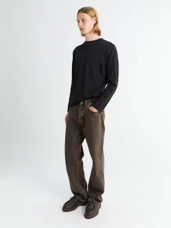 Loose Jeans i Vintage Brun