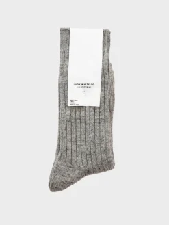 LW-C Socks i Grå Melange