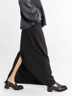 Malvo Lang Pencilskirt i Sort