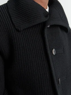 Marino Cardigan i Sort