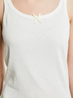 Messhu Tank Top i Pure Ecru