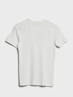 Messhu T-Shirt i Pure Ecru